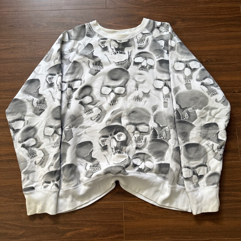 Famous Stars And Straps skull AOP hoodie